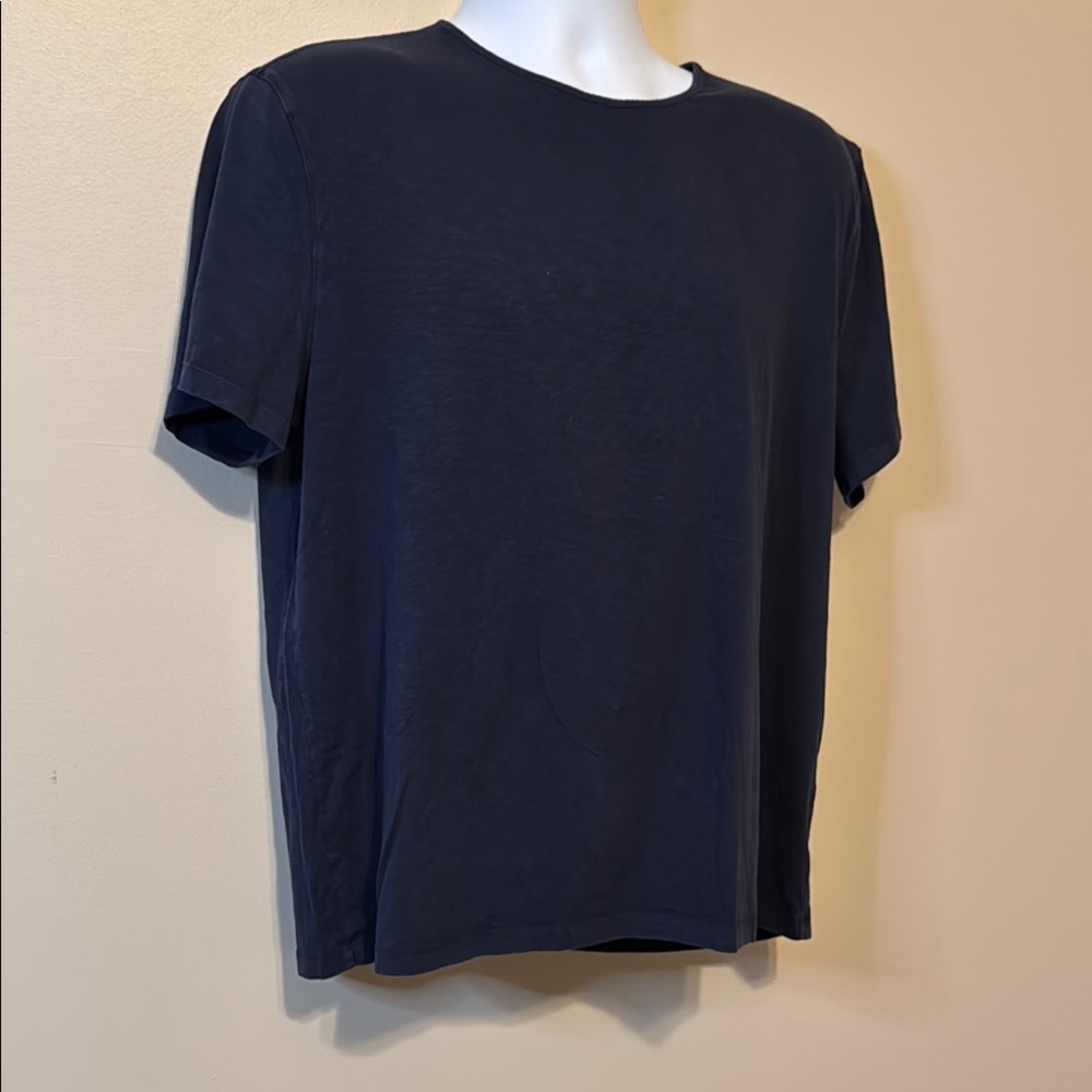 DKNY Black Short Sleeve Tee Relaxed Fit